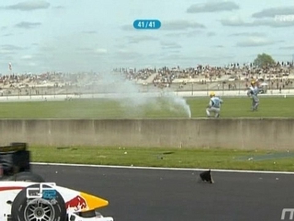 Viso crash in Magny Cours - GP2