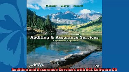 Download Video: Most popular  Auditing and Assurance Services with ACL Software CD