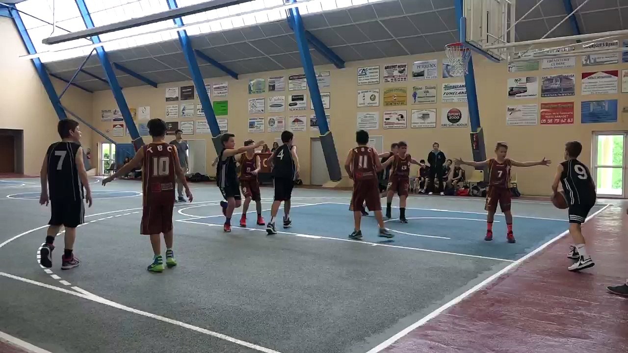 14.05.16 U13 Benjamins  TURSAN BASKET CHALOSSE 1- ST MEDARD Demie Finale 1e Partie