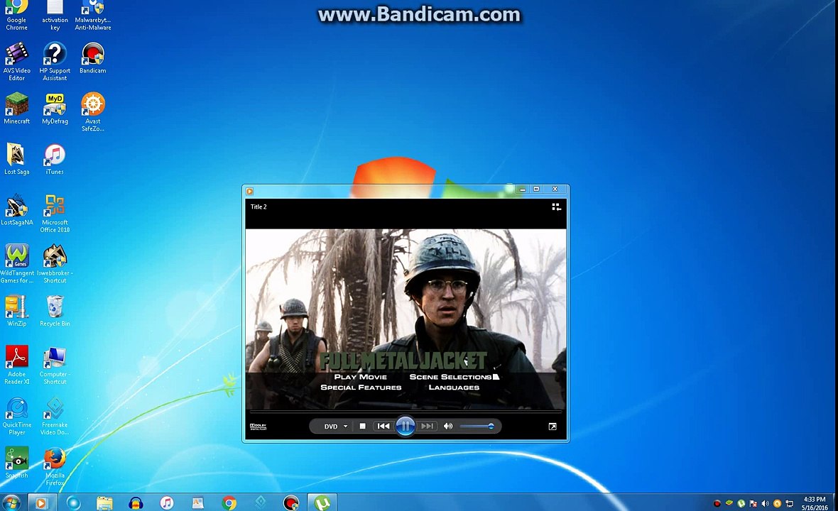 Full Metal Jacket DVD Menu