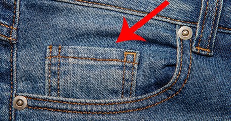 why jeans have tiny pockets