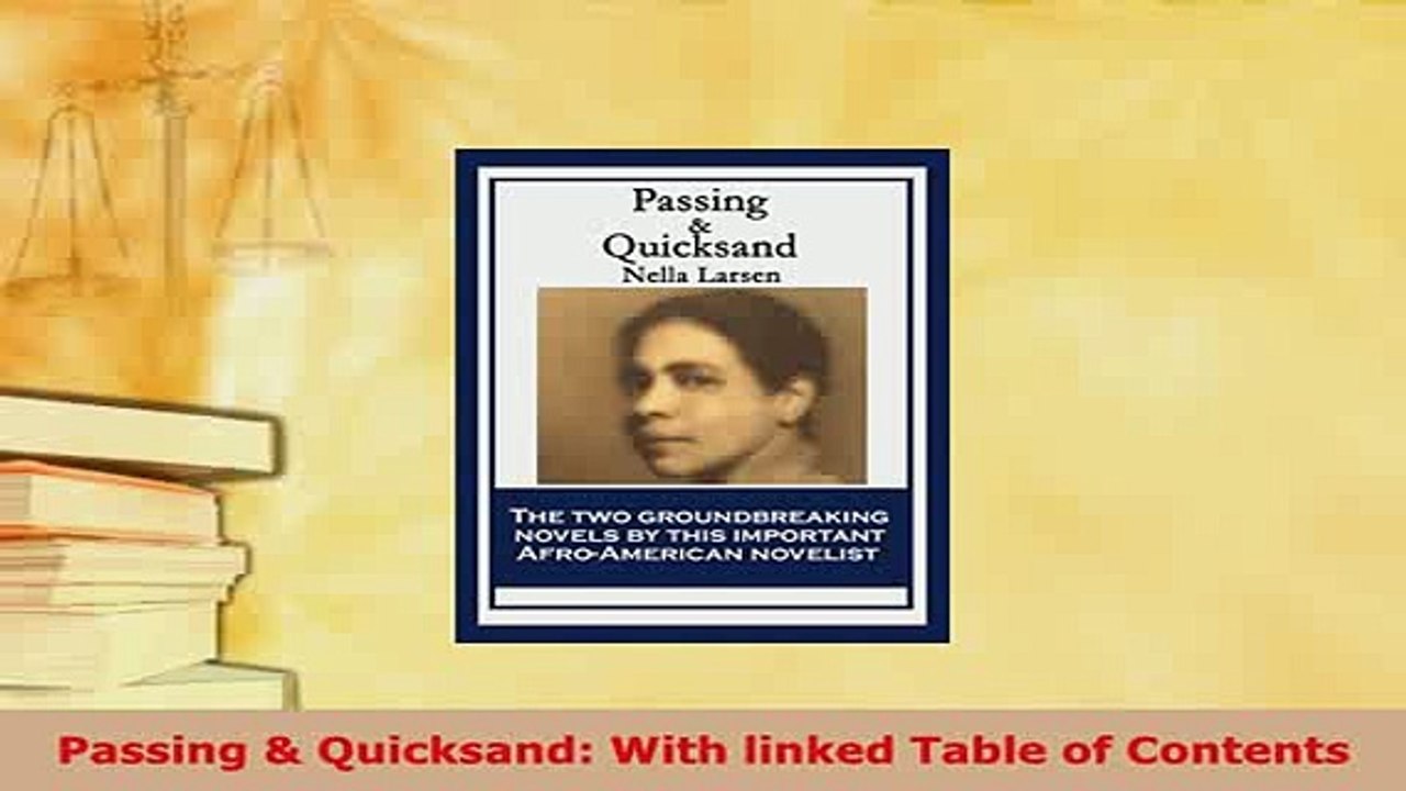 PDF  Passing  Quicksand With linked Table of Contents  EBook