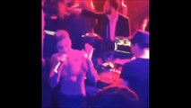 Shirtless Justin Bieber rapping to 2pac ''Dear Mama'' at Gotha Club in Cannes, France - May 19, 201