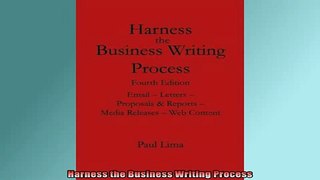 READ book  Harness the Business Writing Process Full EBook