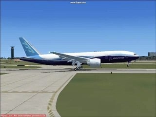 B777 landing at CDG