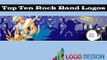 Top Ten Rock Band Logos