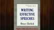 READ book  Writing Effective Speeches Online Free