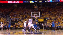 Stephen Curry Drains the Three to Beat the Half-Time Buzzer Against OKC HD