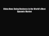 Read China Now: Doing Business in the World's Most Dynamic Market Ebook Free