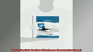FREE EBOOK ONLINE  Basic English Review Business Communications Free Online