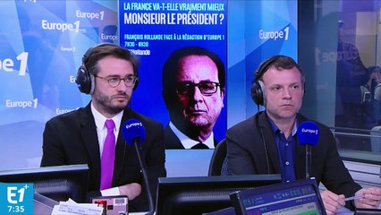 Hollande : "ça va effectivement mieux pour la France"