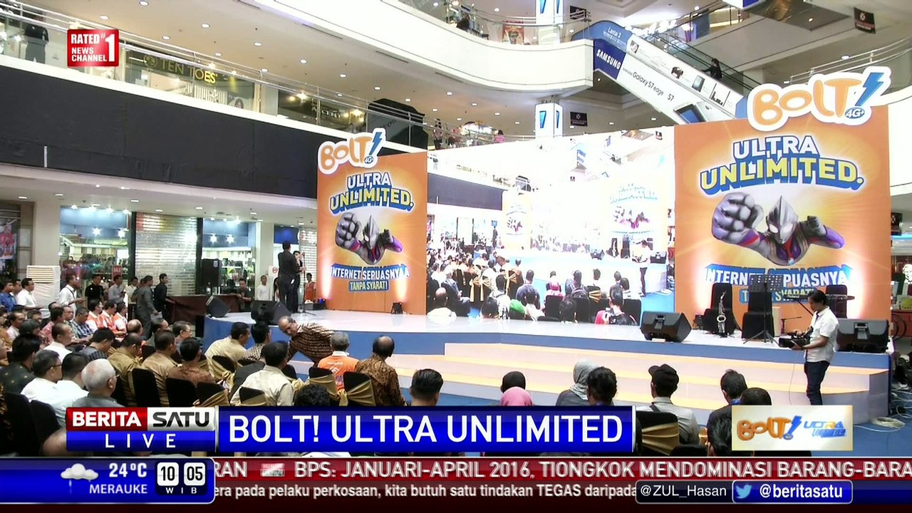 Suasana Perilisan Bolt! Ultra Unlimited di Lippo Plaza Medan #2