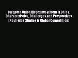 Read European Union Direct Investment in China: Characteristics Challenges and Perspectives