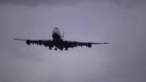 Duxford September 2013 Air Show BA Boeing 747-8 at low level