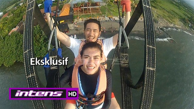 Syahnaz-Jeje Uji Adrenalin Bermain Parasailing - Intens 17 Mei 2016