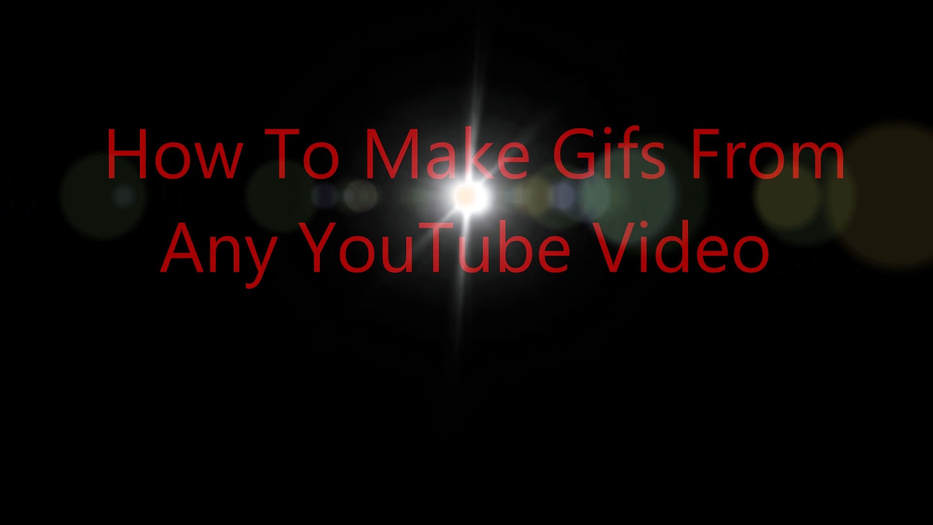 ⁣How To Make Gifs From  Any YouTube Video