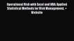 Read Operational Risk with Excel and VBA: Applied Statistical Methods for Risk Management +