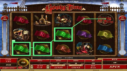 Booty Time ilmainen kasino kolikkopeli Microgaming Video Esikatselu