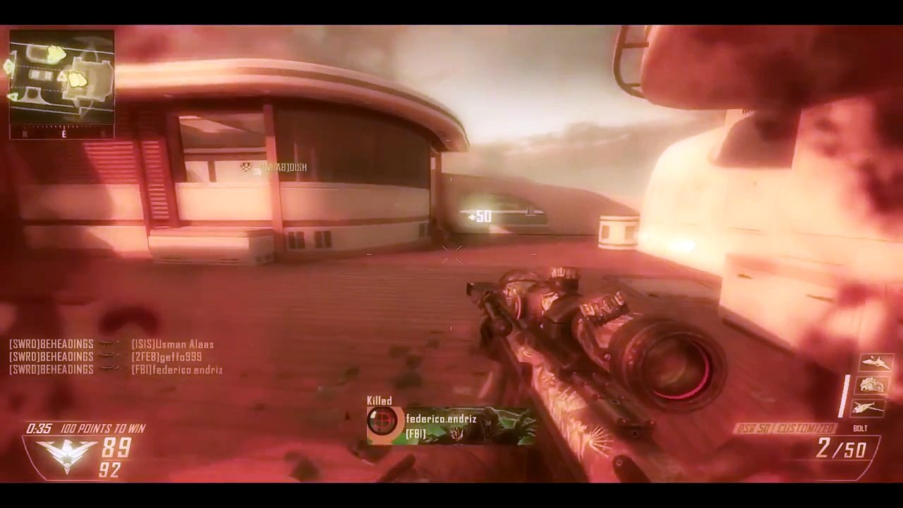 COD BLACK OPS 2 "TOMASNIPE" TOMAHWAK SNIPER MONTAGE
