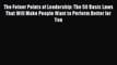 Read The Feiner Points of Leadership: The 50 Basic Laws That Will Make People Want to Perform