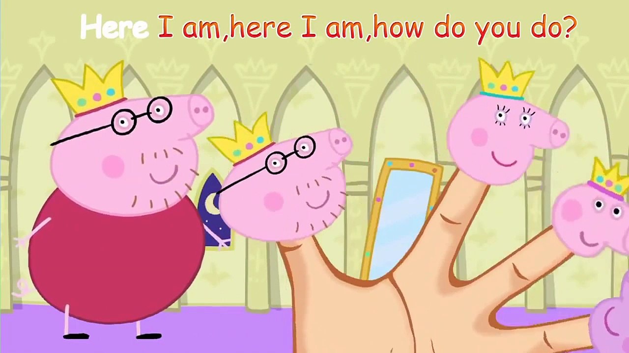 Peppa Pig Castle 4 Finger Family \ Nursery Rhymes Lyrics