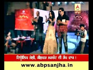 Alfaz and Tulip Joshi on the ramp