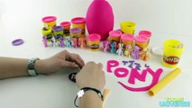  My Little Pony Unboxing Exclusive Collection Set Play-Doh MLP Logo Peppa Pig Surprise Eggs Part 5