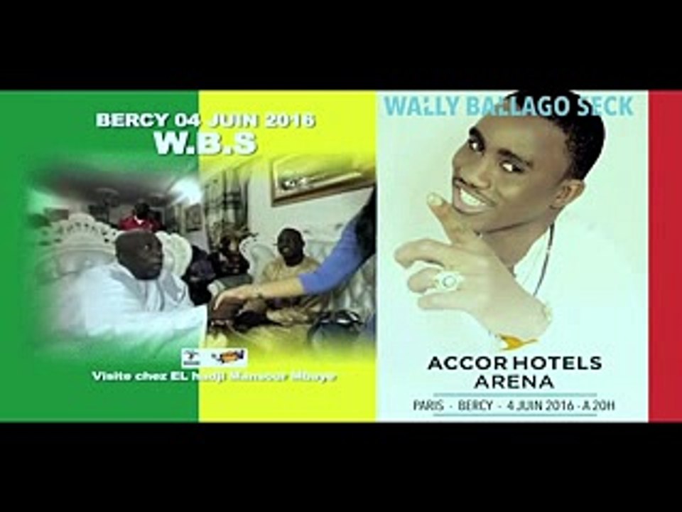 Wally Seck en visite chez El Hadj Mansour Mbaye