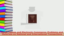 PDF  Sales Leases and Electronic Commerce Problems and Materials on National and International Free Books