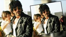 Shahrukh Khan With CUTE Abram Spotted At Mumbai Airport