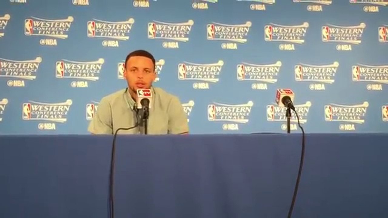 Stephen Curry Postgame Interview - Thunder vs Warriors - Game 1 - May 16, 2016 - 2016 NBA Playoffs