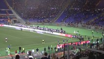 Ovazione e boato per Francesco Totti dopo il gol in Roma Torino. Doppietta per il Capitano