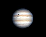 Jupiter Animation from July 24, 2006 Showing Io and Shadow in Transit
