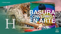 Este artista convierte la basura en arte