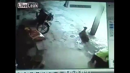 İnek genç kızın öldürülmesine seyirci kalamadı