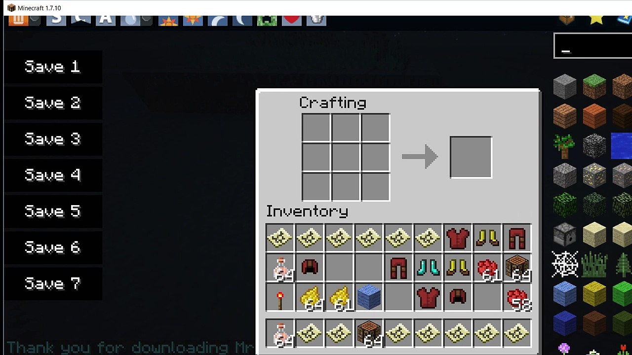 How to make a Flash Outfit in Minecraft 1.7.10 using Mods