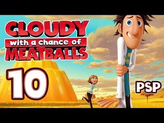 Cloudy With A Chance Of Meatballs Walkthrough Part 10 (PSP) World 6 ~ Level 3 (Ending)