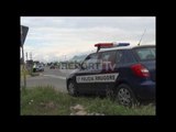 Report TV - Automjeti përplas motorrin në Lezhë -Shkodër,plagosen rëndë burrë e grua