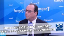 Hollande candidat en 2017? Son lapsus semble le confirmer