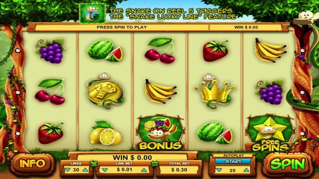 Snake Slot ilmainen kasino kolikkopeli Leander Video Esikatselu
