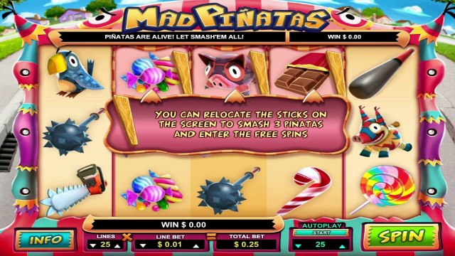 Mad Pinatas ilmainen kasino kolikkopeli Leander Video Esikatselu