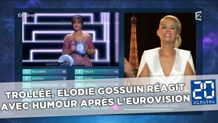 Eurovision: Trollée pour une imitation, Elodie Gossuin réagit avec humour