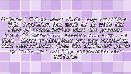 Long Journey of the Gujarati Nataks