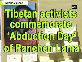 Tibetan activists commemorate 'Abduction Day' of Panchen Lama