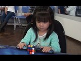 3-Year-Old Girl Solves Rubik's Cube in 47 Seconds