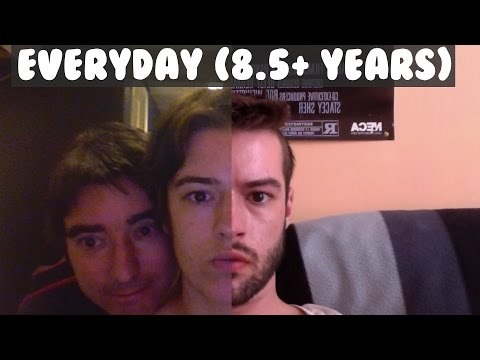 Guy Takes Selfies for 8.5 Years and Makes Amazing Compilation