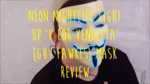 Neon Nightlife Men's Light Up V for Vendetta, Guy Fawkes Mask Review