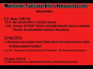 '' Manifestimi Tradicional Ditët e Komandant Leshit ''