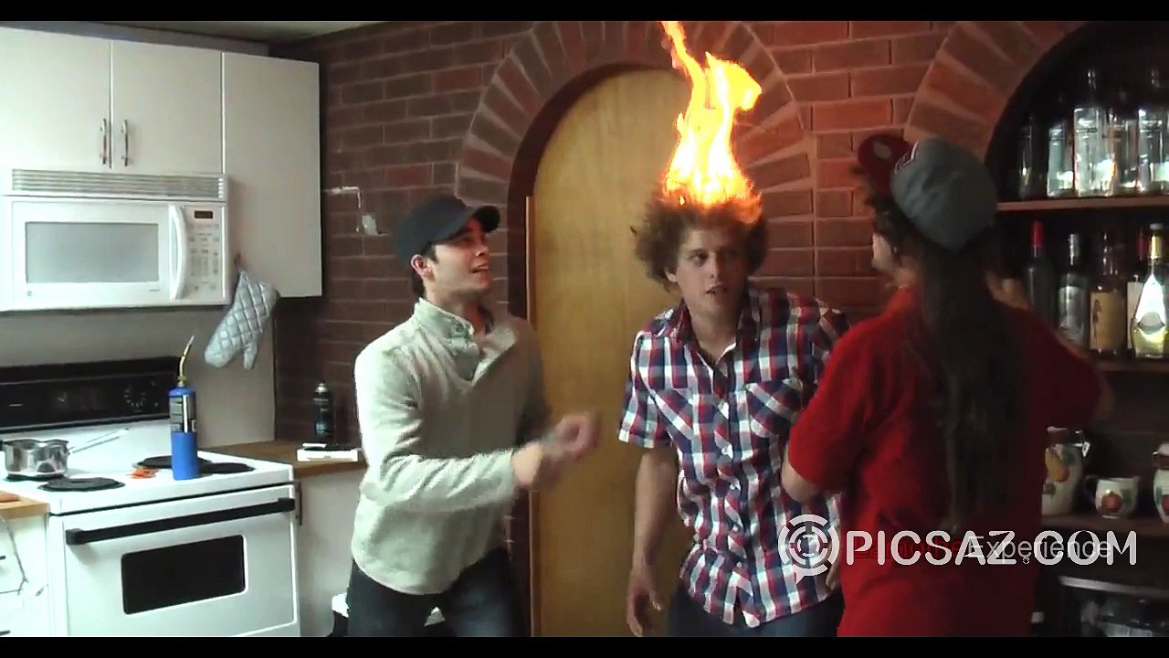 Burn hairs for fun