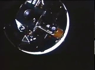 'Snoopy' approaches and docks with 'Charlie Brown' during the Apollo 10 Mission.